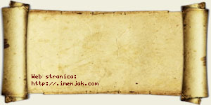 Mina Miljojković vizit kartica